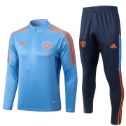 22/23 Manchester United Training Suit Blue
